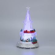 Фигура светодиодная на подставке Новогодний поезд с мелодией 30,5см, RGB NEON-NIGHT | Фото 1