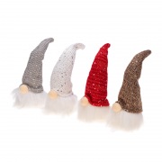 Набор из 4 Гномиков в новогодних колпаках 20 см, цвет свечения теплый белый, питание 3xLR1130 (в комплекте) NEON-NIGHT | Фото 3