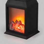 Светодиодный камин Нуар с эффектом живого огня 16х14х29 см, питание 3хАА (не в комплекте) NEON-NIGHT | Фото 1