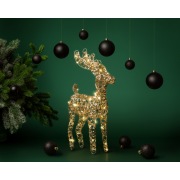 Светодиодная фигура Олень 37см, цвет свечения теплый белый, питание 3хAA (не в комплекте) NEON-NIGHT | Фото 1