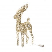 Светодиодная фигура Олень 37см, цвет свечения теплый белый, питание 3хAA (не в комплекте) NEON-NIGHT | Фото 4