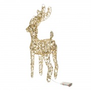 Светодиодная фигура Олень 37см, цвет свечения теплый белый, питание 3хAA (не в комплекте) NEON-NIGHT | Фото 5