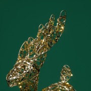 Светодиодная фигура Олень 37см, цвет свечения теплый белый, питание 3хAA (не в комплекте) NEON-NIGHT | Фото 7