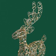 Светодиодная фигура Олень 50см, цвет свечения теплый белый, питание 3хAA (не в комплекте) NEON-NIGHT | Фото 7