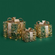 Светодиодные фигуры Подарки 15/20/25 см, цвет свечения теплый белый, питание 2хАА/3хAA/3хАА (не в комплекте) NEON-NIGHT | Фото 7