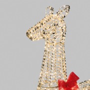 Светодиодная фигура Олениха 155см, цвет свечения теплый белый, питание от трансформатора, IP44 NEON-NIGHT | Фото 1