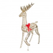 Светодиодная фигура Олень 180см, цвет свечения теплый белый, питание от трансформатора, IP44 NEON-NIGHT | Фото 2