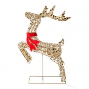 Светодиодная фигура бегущий Олень 88см, цвет свечения теплый белый, питание от трансформатора, IP44 NEON-NIGHT | Фото 3