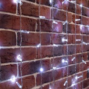 Гирлянда Занавес 2х6м 768 LED БЕЛЫЙ прозрачный ПВХ IP65 эффект мерцания 230В нужен блок 303-500-1 | Фото 1