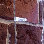 Гирлянда Занавес 2х6м 768 LED БЕЛЫЙ прозрачный ПВХ IP65 эффект мерцания 230В нужен блок 303-500-1 | Фото 2