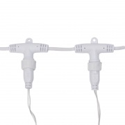 Гирлянда Занавес 2х9м 1200 LED БЕЛЫЙ прозрачный ПВХ IP65 эффект мерцания 230В соединяется, нужен блок 303-500-1 | Фото 5