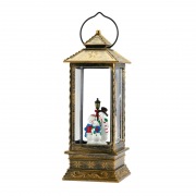 Декоративный фонарь (фигура) с эффектом снегопада и подсветкой Семья снеговиков NEON-NIGHT | Фото 4