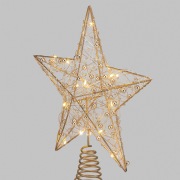 Светодиодная фигура на елку Звезда 25см, цвет свечения теплый белый, постоянное свечение, питание 2хAA (не в комплекте) NEON-NIGHT | Фото 1