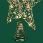 Светодиодная фигура на елку Звезда 25см, цвет свечения теплый белый, постоянное свечение, питание 2хAA (не в комплекте) NEON-NIGHT | Фото 7