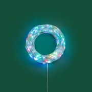 Умная гирлянда Роса с крупными каплями 10м 100 LED RGB мягкий прозрачный провод IP20 USB NEON-NIGHT | Фото 4