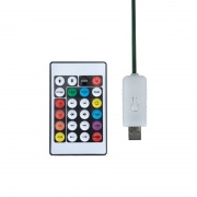 Умная гирлянда Роса с крупными каплями 30м 300 LED RGB мягкий зеленый провод IP20 USB NEON-NIGHT | Фото 3