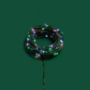 Умная гирлянда Роса с крупными каплями 30м 300 LED RGB мягкий зеленый провод IP20 USB NEON-NIGHT | Фото 7