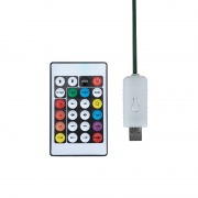 Умная гирлянда Роса с крупными каплями и звездой на елку 9 нитей, 2м, 190 LED RGB, мягкий зеленый провод, IP20, USB NEON-NIGHT | Фото 3