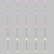 Умная гирлянда Занавес из росы с крупными каплями 2х2м 400 LED RGB мягкий прозрачный провод IP20 USB, пульт управления NEON-NIGHT | Фото 1