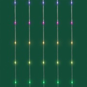 Умная гирлянда Занавес из росы с крупными каплями 2х2м 400 LED RGB мягкий прозрачный провод IP20 USB, пульт управления NEON-NIGHT | Фото 6