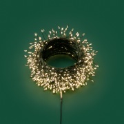 Гирлянда светодиодная Роса Фейерверк с контроллером 40м 1000 LED ТЕПЛЫЙ БЕЛЫЙ IP20 на катушке, зеленый провод NEON-NIGHT | Фото 7