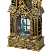 Декоративный светильник Замок с эффектом снегопада и подсветкой, 15х7,5х35,5 см, питание 3хАА (не в комплекте) и USB NEON-NIGHT | Фото 5