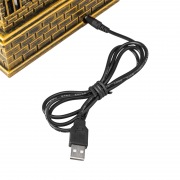 Декоративный светильник Замок с эффектом снегопада и подсветкой, 15х7,5х35,5 см, питание 3хАА (не в комплекте) и USB NEON-NIGHT | Фото 8