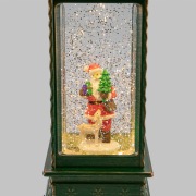 Декоративный светильник Дед Мороз с олененком с эффектом снегопада и подсветкой, 10,5х10,5х28,5 см, питание 4хААА (не в комплекте) и USB NEON-NIGHT | Фото 2