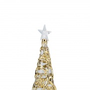 Фигура на подставке Елочка 9,8x9,8x30 см, теплый белый, питание 3xАА и провод USB NEON-NIGHT | Фото 3