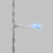 Гирлянда светодиодная Занавес 3х2м 264 LED СИНИЙ прозрачный ПВХ IP44 эффект мерцания 22 нити 12 LED/нить NEON-NIGHT | Фото 2