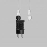Гирлянда светодиодная Занавес 3х2м 264 LED СИНИЙ прозрачный ПВХ IP44 эффект мерцания 22 нити 12 LED/нить NEON-NIGHT | Фото 3