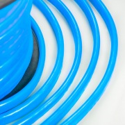 Гибкий Неон LED  - синий, оболочка синяя, бухта 50м | Фото 1