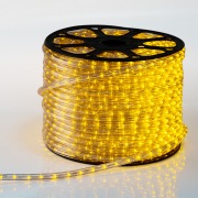 Дюралайт LED, постоянное свечение (2W) - желтый Эконом 24 LED/м , бухта 100м | Фото 6