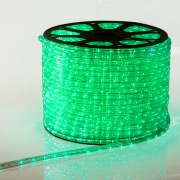 Дюралайт LED, постоянное свечение (2W) - зеленый Эконом 24 LED/м , бухта 100м | Фото 6