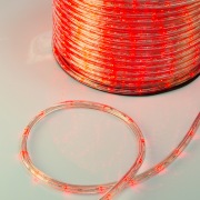Дюралайт LED, постоянное свечение (2W) - красный Эконом 24 LED/м, бухта 100м | Фото 1