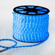 Дюралайт LED, постоянное свечение (2W) - синий, 24 LED/м, Ø10мм, бухта 100м | Фото 6