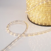Дюралайт LED, постоянное свечение (2W) - ТЕПЛЫЙ БЕЛЫЙ Эконом 24 LED/м , бухта 100м | Фото 1