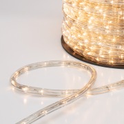 Дюралайт LED, свечение с динамикой (3W) - ТЕПЛЫЙ БЕЛЫЙ, 24 LED/м, бухта 100м | Фото 1