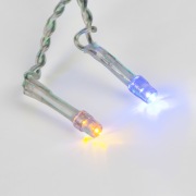Гирлянда Айсикл (бахрома) светодиодный, 1,8 х 0,5 м, прозрачный провод, 230 В, диоды RGB | Фото 6