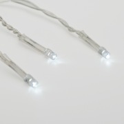 Гирлянда Айсикл (бахрома) светодиодный, 1,8 х 0,5 м, прозрачный провод, 230 В, диоды белые | Фото 6