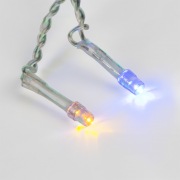 Гирлянда Айсикл (бахрома) светодиодный, 1,8 х 0,5 м, прозрачный провод, 230 В, диоды МУЛЬТИКОЛОР | Фото 6