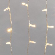 Гирлянда Айсикл (бахрома) светодиодный, 2,4 х 0,6 м, прозрачный провод, 230 В, диоды ТЕПЛЫЙ БЕЛЫЙ,  88 LED NEON-NIGHT | Фото 3