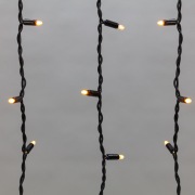Гирлянда Айсикл (бахрома) светодиодный, 5,6 х 0,9 м, черный провод "КАУЧУК", 230 В, диоды желтые, 240 LED NEON-NIGHT | Фото 3