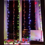 Гирлянда "Светодиодный Дождь"  2,5x2 м, свечение с динамикой, прозрачный провод, 230 В, диоды МУЛЬТИКОЛОР | Фото 1