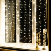 Гирлянда "Светодиодный Дождь"  2,5x2 м, свечение с динамикой, прозрачный провод, 230 В, диоды ТЕПЛЫЙ БЕЛЫЙ | Фото 13