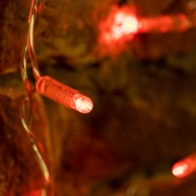 Гирлянда "Светодиодный Дождь"  2x0,8м, прозрачный провод, 230 В, диоды Красные, 160 LED | Фото 1