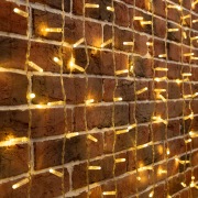 Гирлянда "Светодиодный Дождь" 2х3м, постоянное свечение, прозрачный провод, 230 В, цвет: Золото, 760 LED | Фото 1