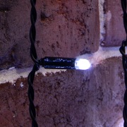Гирлянда "Светодиодный Дождь" 2х6м, постоянное свечение, черный провод, 230 В, диоды БЕЛЫЕ, 1500 LED | Фото 3