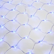 Гирлянда "сеть" 1,8х1,5м, прозрачный ПВХ, 180 LED, цвет: Синий | Фото 8
