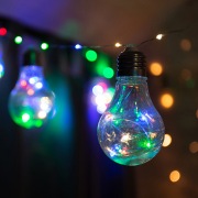 Гирлянда светодиодная "Ретро-лампы", 3 м, Мультиколор | Фото 14